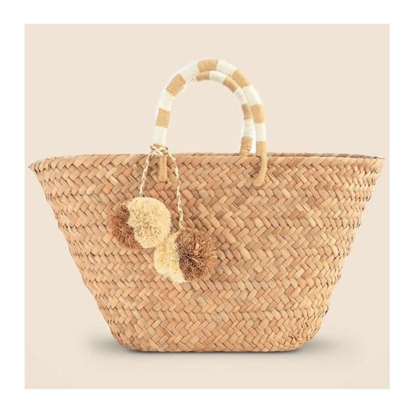 Kayu Handbags - KAYU St. Tropez Straw Tote Bag